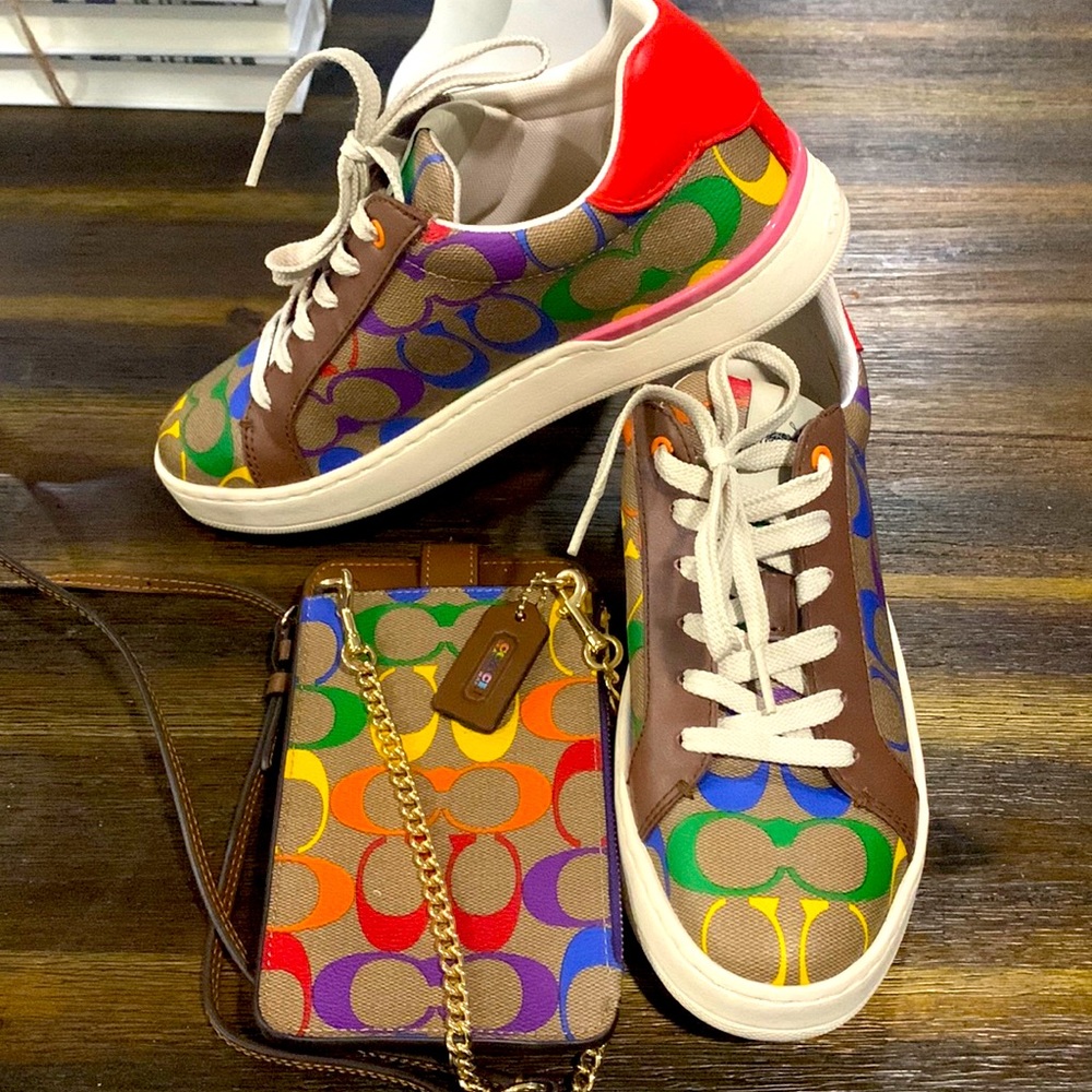 Designer Sneaker and Cross bag